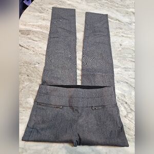 Candie’s Aubrey Pull-On Skinny Pants XS Gray Stretch Zip Pocket